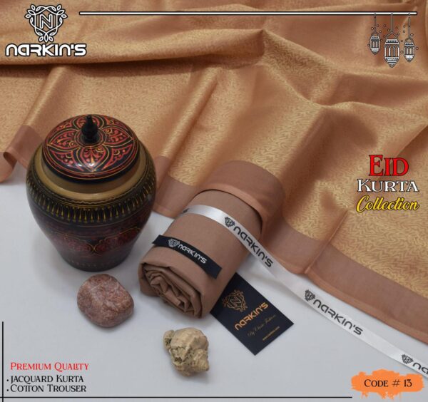 NARKIN’S Premium Unstitched Gents Kurta & Trouser - Image 6