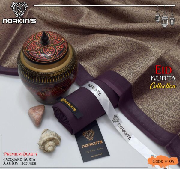 NARKIN’S Premium Unstitched Gents Kurta & Trouser - Image 12