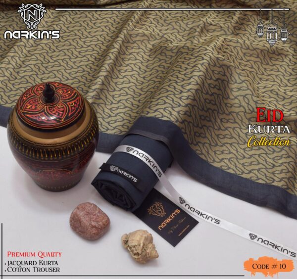 NARKIN’S Premium Unstitched Gents Kurta & Trouser - Image 15