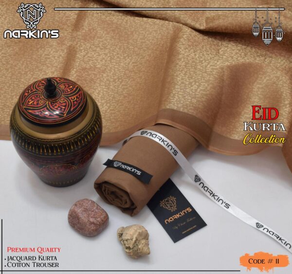 NARKIN’S Premium Unstitched Gents Kurta & Trouser - Image 16
